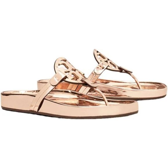 NEW Tory Burch - Size 10 Women's Miller Cloud Sandal - Rose Gold - Picture 4 of 4
